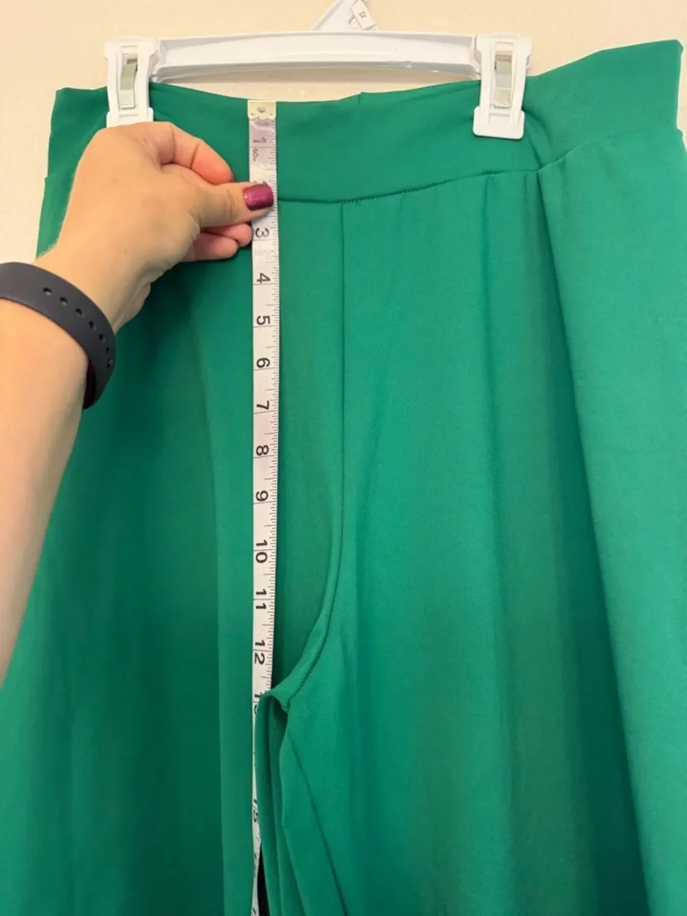 Kelle 2 piece leotard Dance Costume wide leg pants green DOLLHOUSE 3631 LA